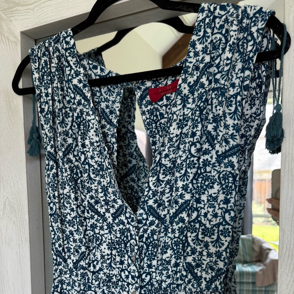 Tigerlily Blue Floral Maxi Dress - Picture 2 of 6